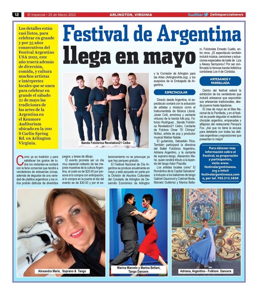 Festival Argentino USA 35 Years