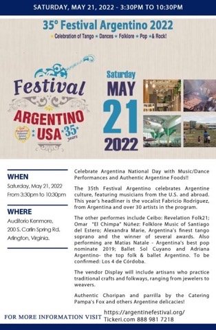 Festival Argentino USA 35 Years