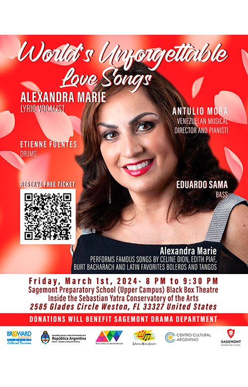 World’s Unforgetable Love Songs – Alexandra Marie